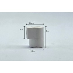 Serracavo femmina in plastica bianca