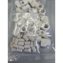 Serracavo femmina in plastica bianca