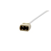 Portalampada G9, cavi con guaina e connettore